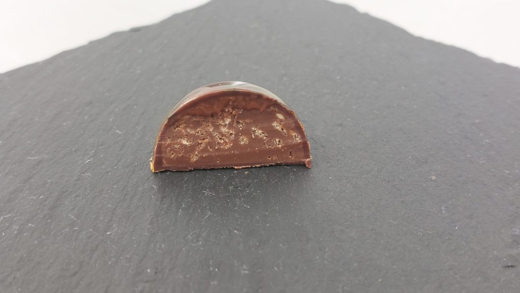 bombon de chocolate con gianduja de avellanas