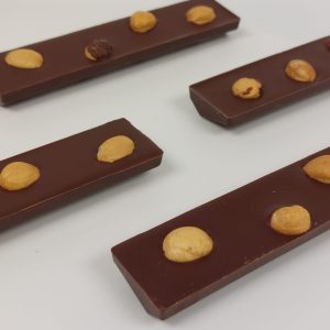 barra de chocolate con avellana